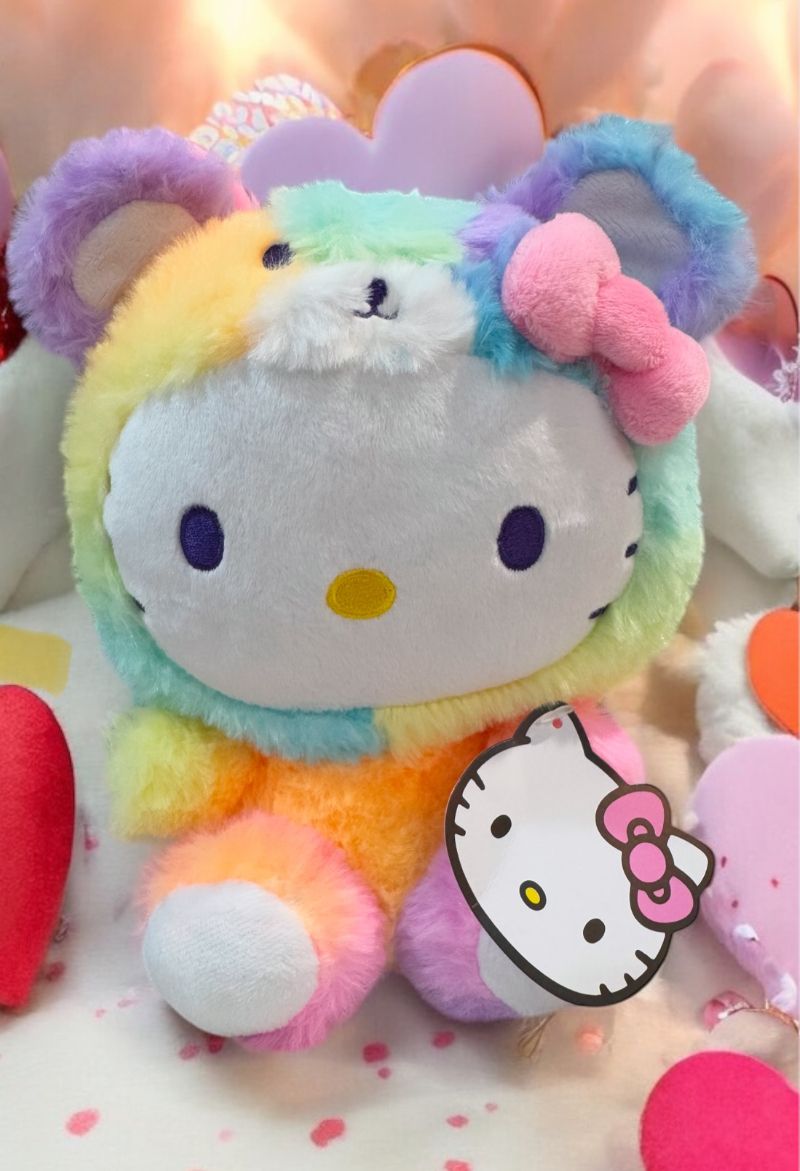 アメリカ限定☆Hello Kitty レインボーシャーベット ぬいぐるみ (Hello