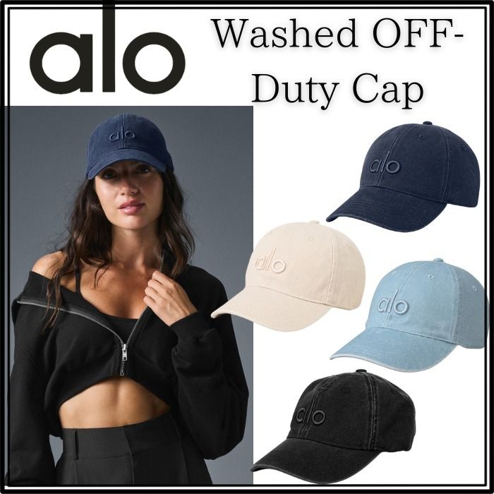 Alo yoga】WASHED OFF-DUTY CAP 男女兼用(送料込) (ALO Yoga/キャップ
