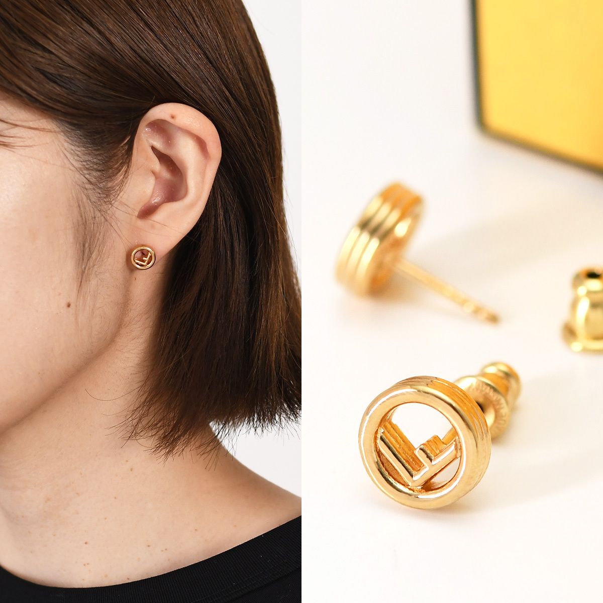 国内即発】FENDI エフ イズ フェンディ ピアス (FENDI/ピアス) 8AK989