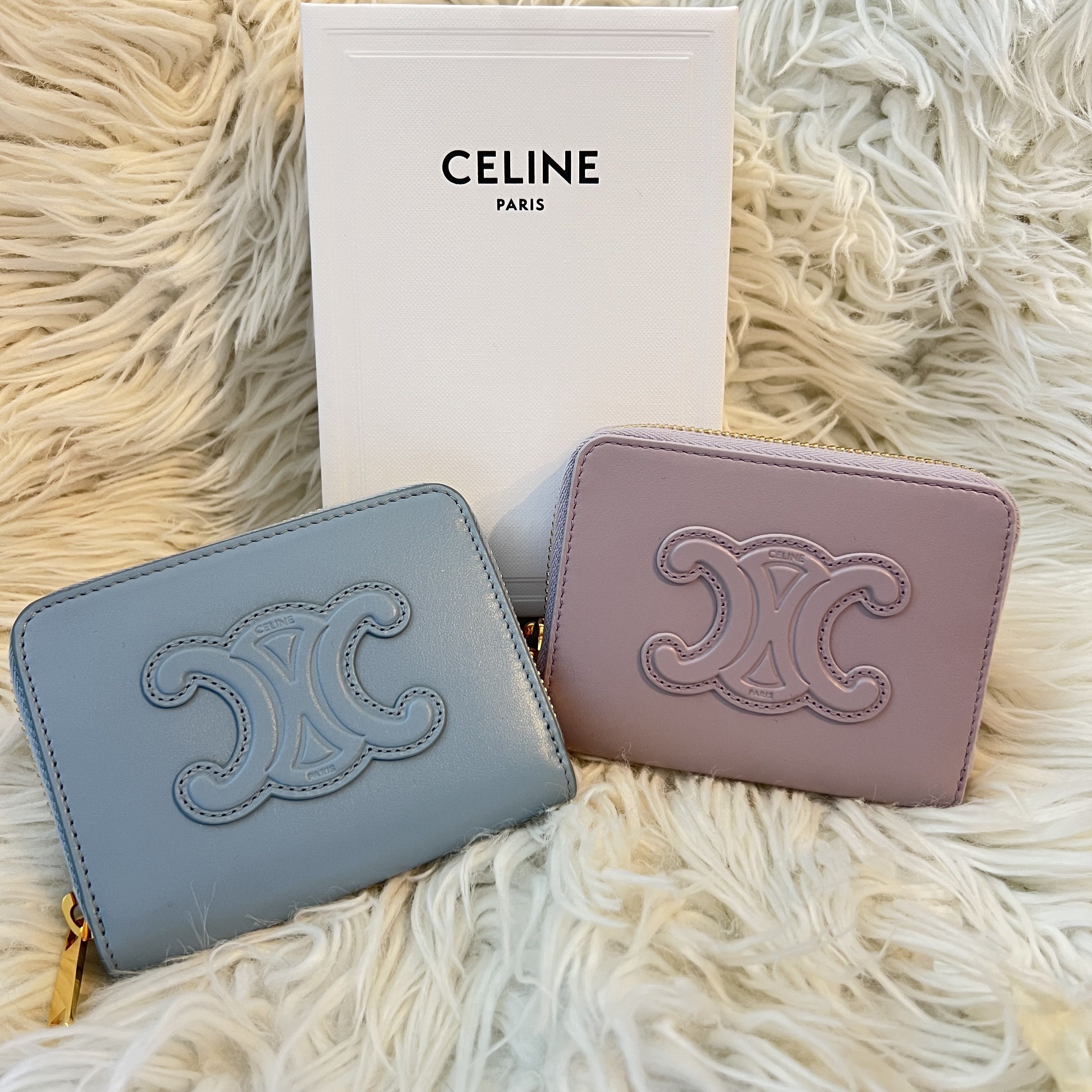 セール】CELINE コンパクトジップウォレット 10K533DR8 (CELINE