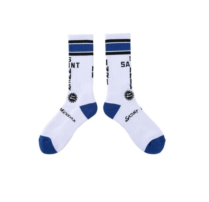 セントマイケル】SAINT Mxxxxxx SOCKS/SAINT SINNER/BLUE (Saint