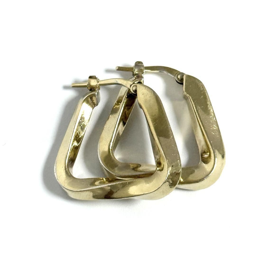 ボッテガヴェネタ レディース トライアングル フープ ピアス (BOTTEGA