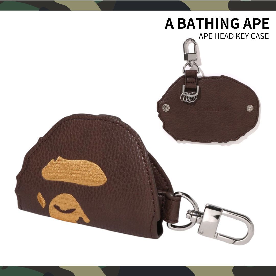 NEW◇【A BATHING APE】APE HEAD KEY CASE キーチェーン (A BATHING
