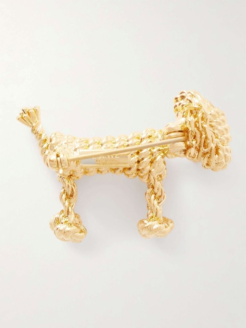 LOEWE】ロエベ ダックスフント ブローチ (LOEWE/ブローチ・コサージュ