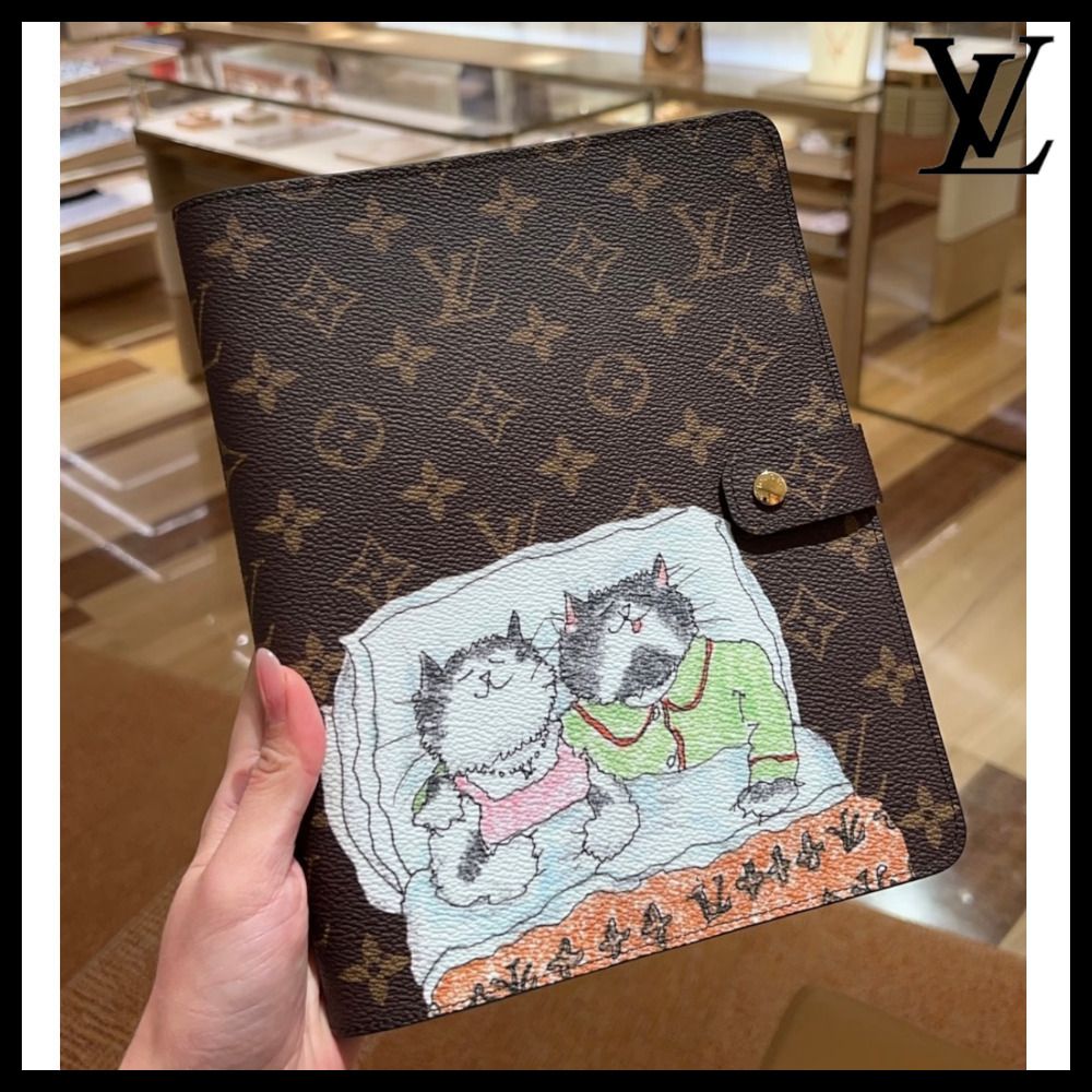 愛らしい猫♪】ルイヴィトン☆アジェンダ・ビューロー MM (Louis
