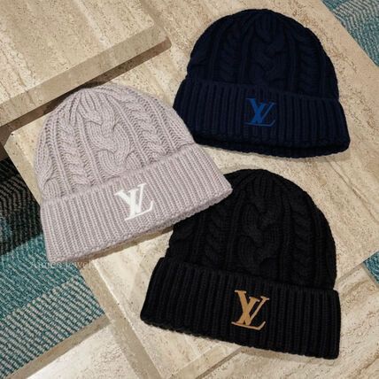 ルイヴィトン】ビーニー・オンリー LV ミニケーブル ニット帽 (Louis