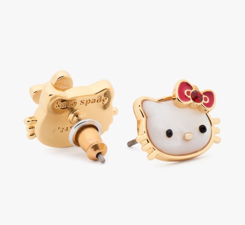 国内発送】ハローキティxケイトスペード ニューヨーク ピアス (kate