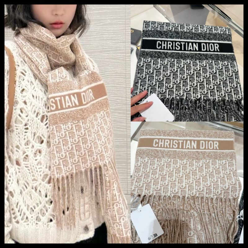 ゆったりとした丈感♪】ディオール☆マフラー (Dior/マフラー