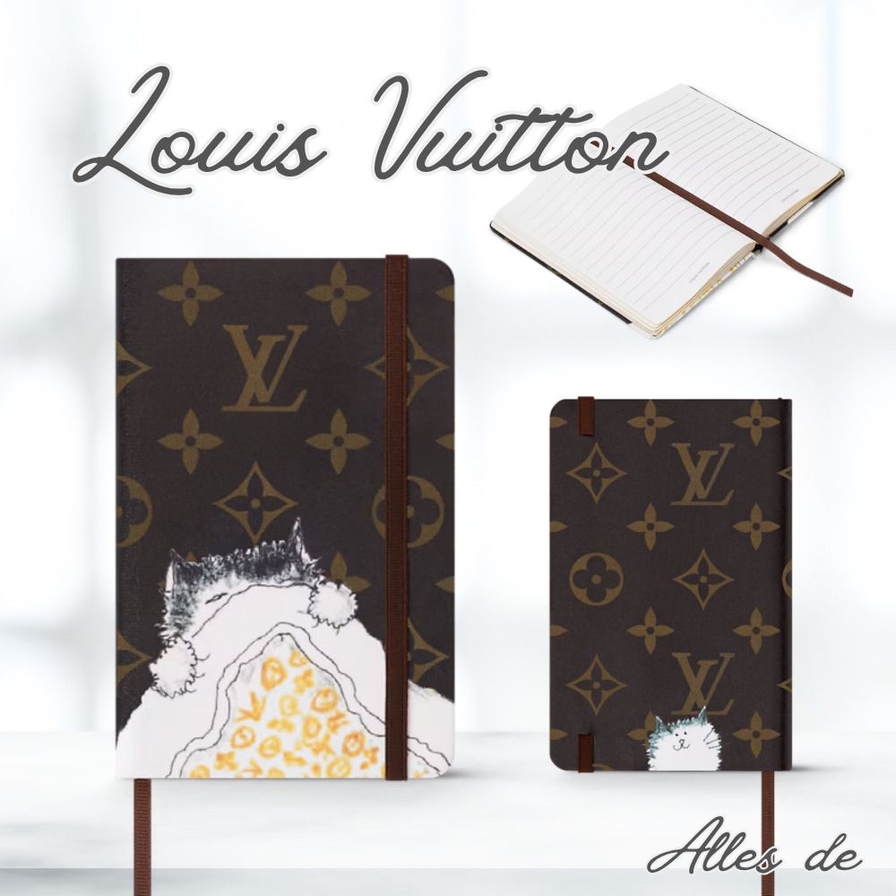 限定コラボ！】LOUIS VUITTON ノートブックPM・ジェーン 猫 (Louis