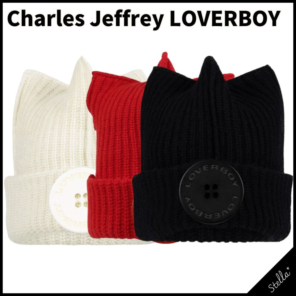 CHARLES JEFFREY LOVERBOY ニット帽 ピン付き 国内発送□CHARLES