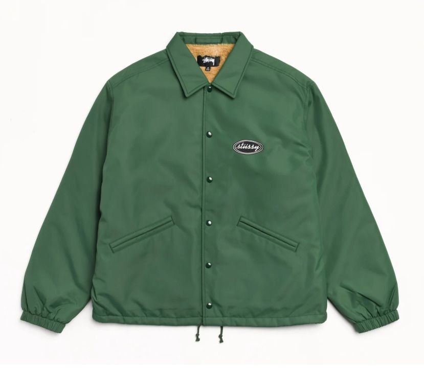 スタイリッシュ【STUSSY】フェイクファーコーチジャケット (STUSSY