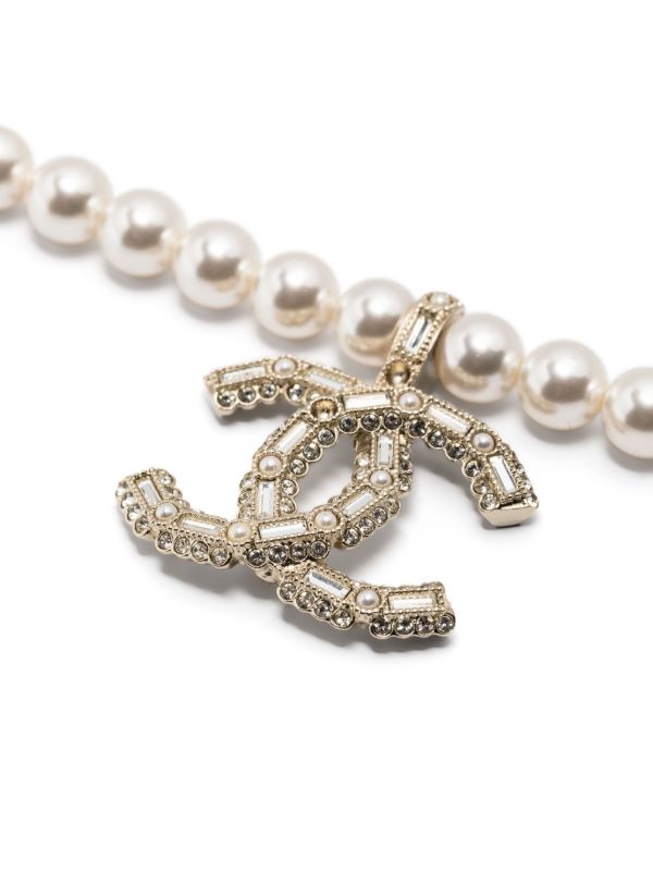 シャネル ロゴ ランプ クリスタル風 org.jpg