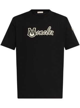 Moncler ロゴ Tシャツ | ブラック | FARFETCH JP