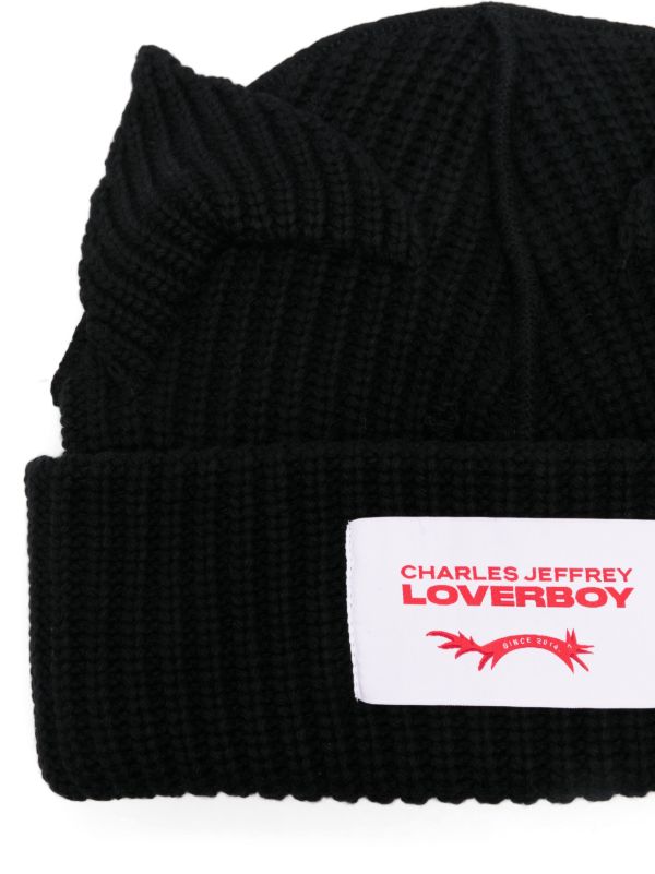 CHARLES JEFFREY LOVERBOY / ニットキャップ/--/BLK/無地/メンズ