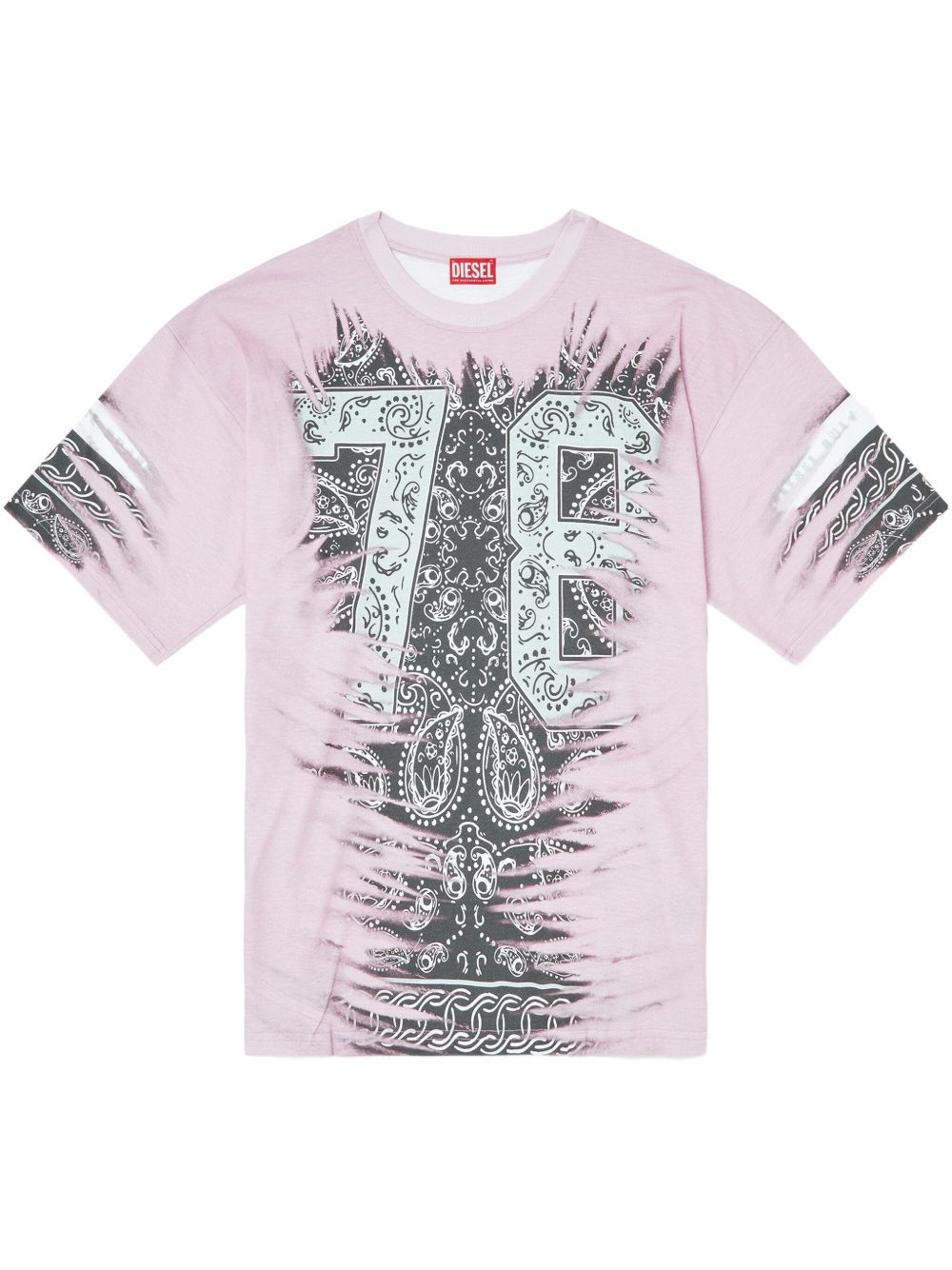 Diesel バンダナプリント Tシャツ | ピンク | FARFETCH JP