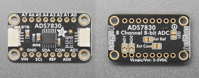 Pinouts | Adafruit ADS7830 8-Channel 8-Bit ADC | Adafruit Learning
