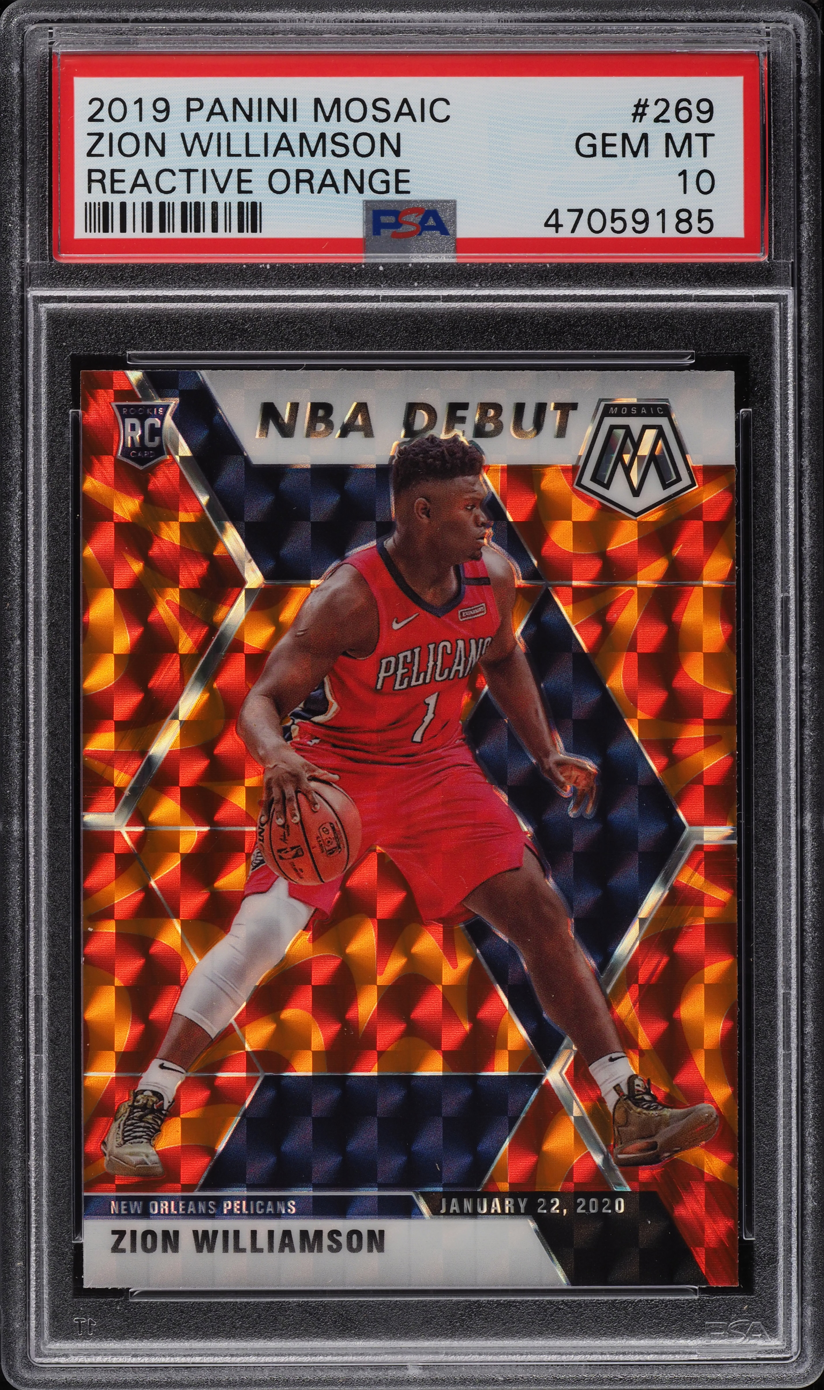 Zion WilliamsonMosaicReactive Orangeザイオン Zion