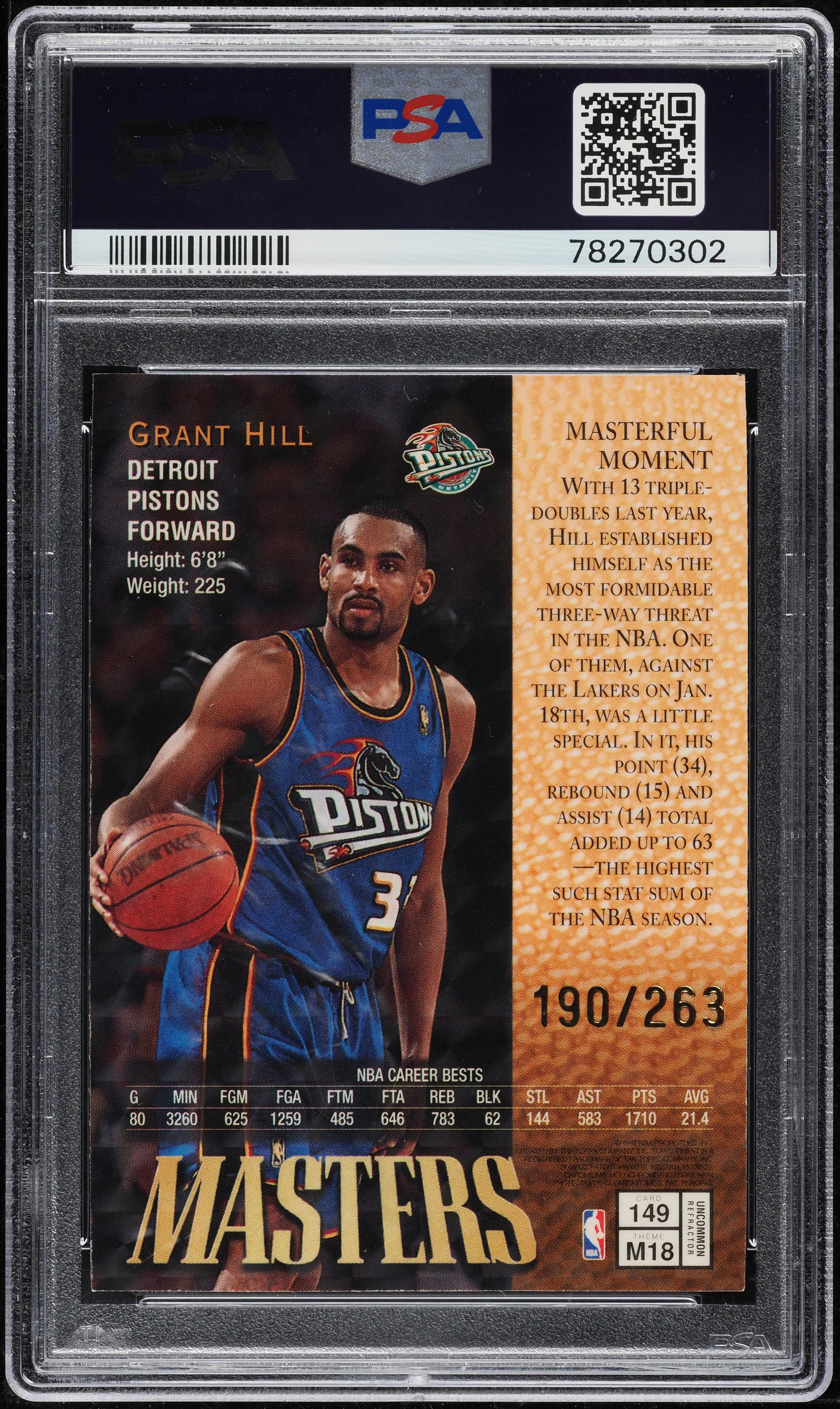 その他 96-97 BB Atomic Refractor Grant Hill 96-97 BB Atomic