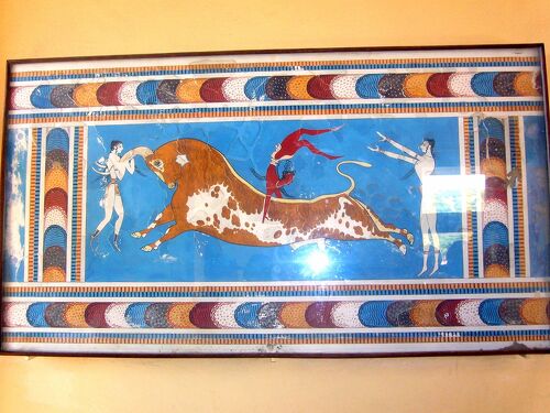 28.クノッソス宮殿/西南部(神殿側） in クレタ島』クレタ島(ギリシャ