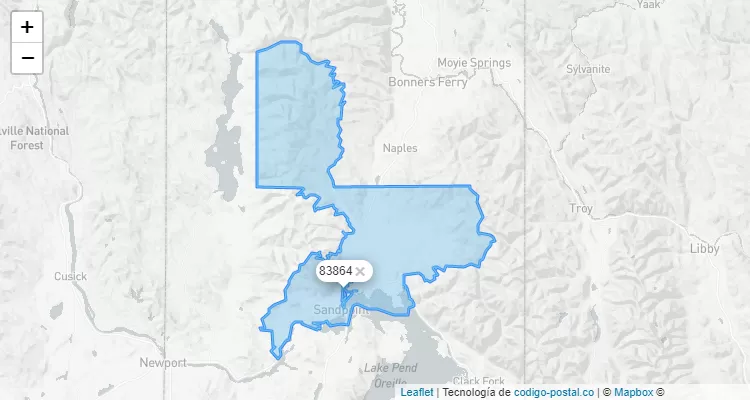 83864 ZIP Code - United States