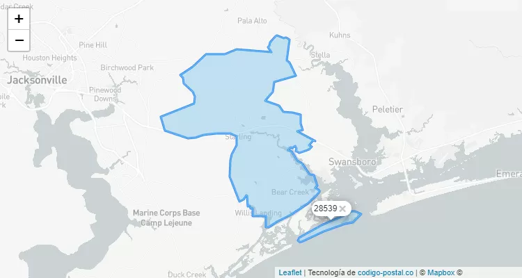 28539 ZIP Code - United States