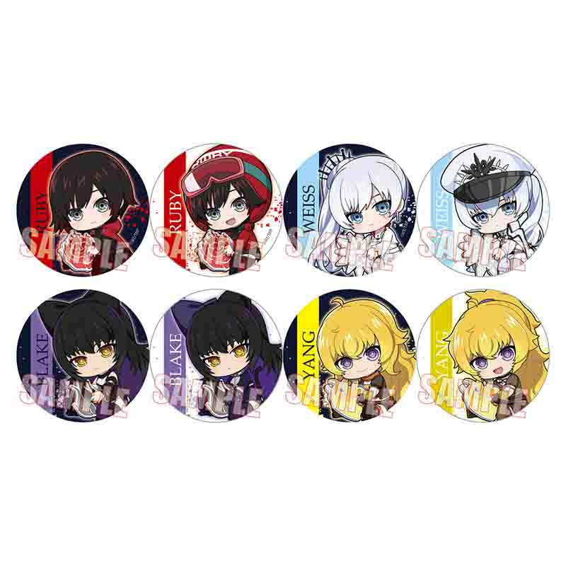 RWBY ワイス・シュニー 公式イラスト 缶バッジ RWBY ワイス・シュニー