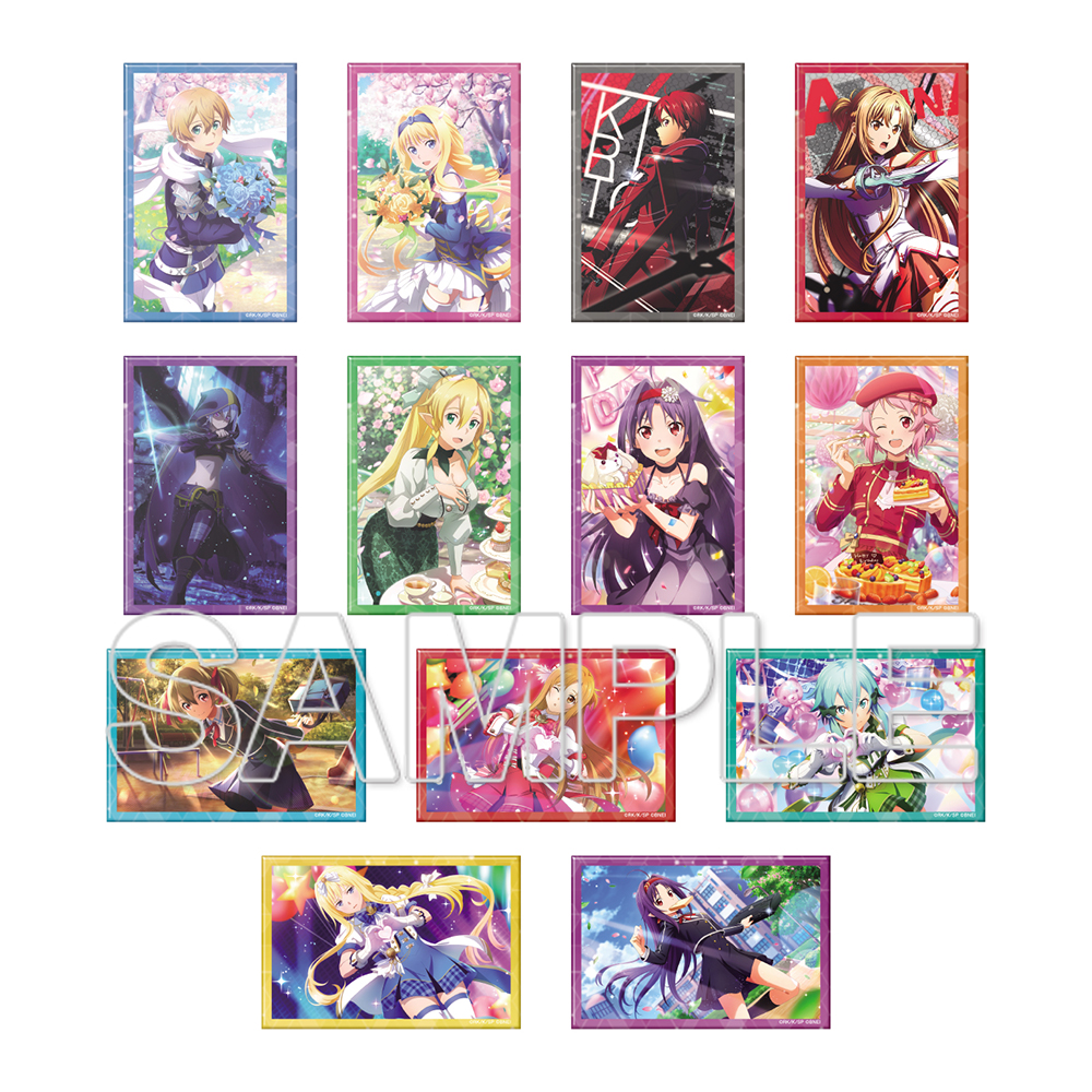 SAO ソードアート・オンライン 電撃屋冬まつり 缶バッジ セット SAO