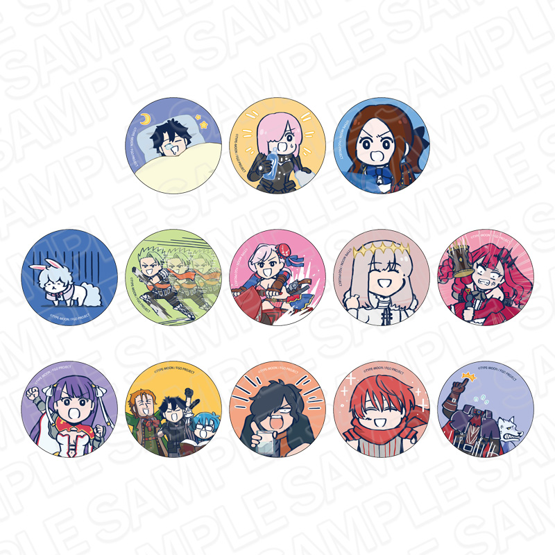 FGO Fate 藤丸立香はわからない 謎丸 カフェ 缶バッジ モリアーティ