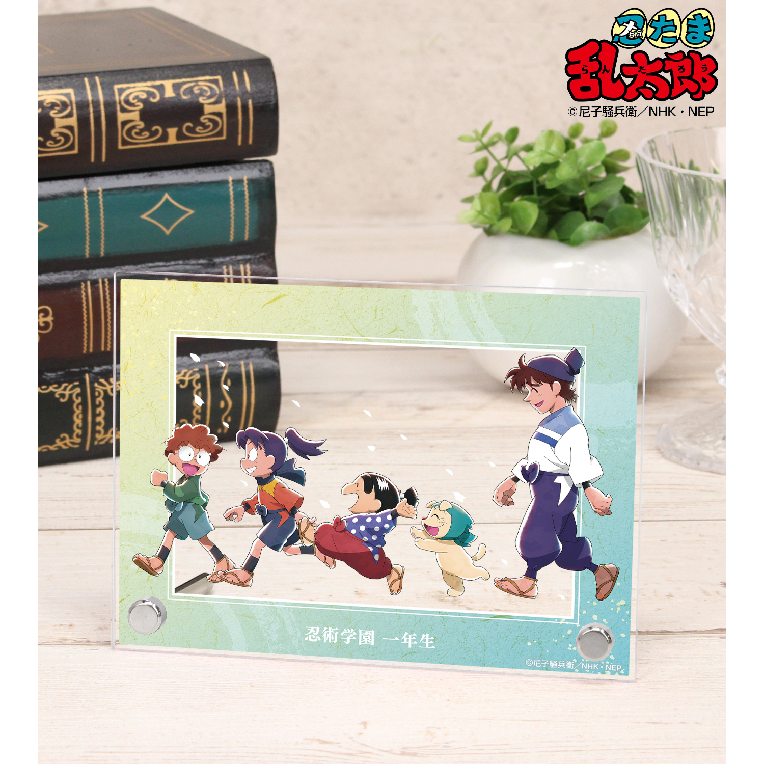 忍たま乱太郎_描き下ろし 一年生集合 みんなで歩むの段ver. A6アクリル