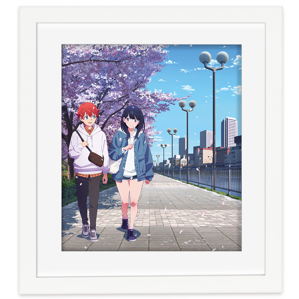 グリッドマン 描き下ろし額装高精細アート（宝多六花＆新条アカネ