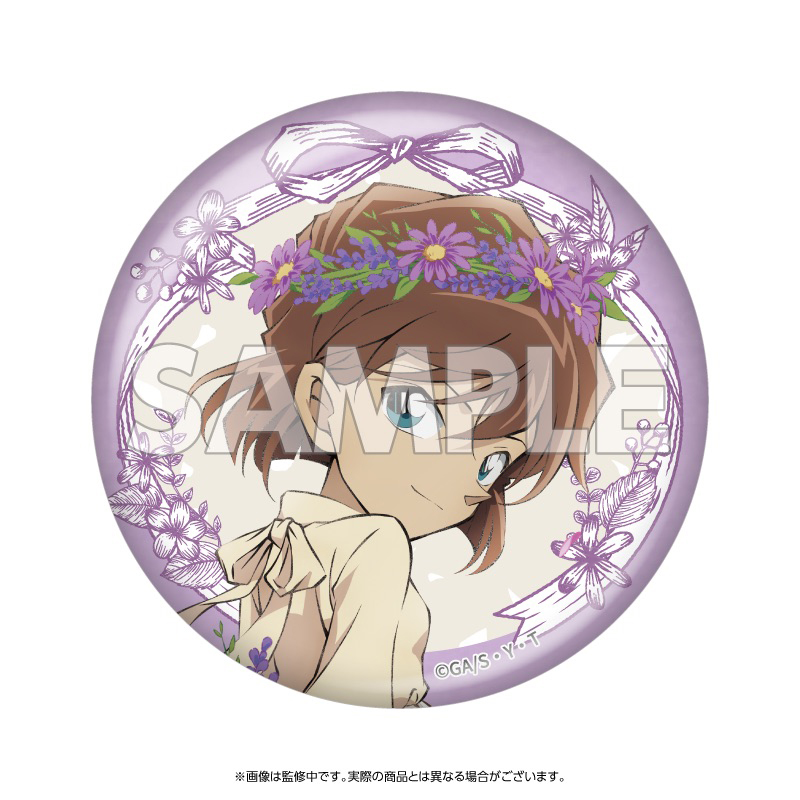 灰原哀 「名探偵コナン 缶バッジ+ヘッドフォンver.」 名探偵コナン