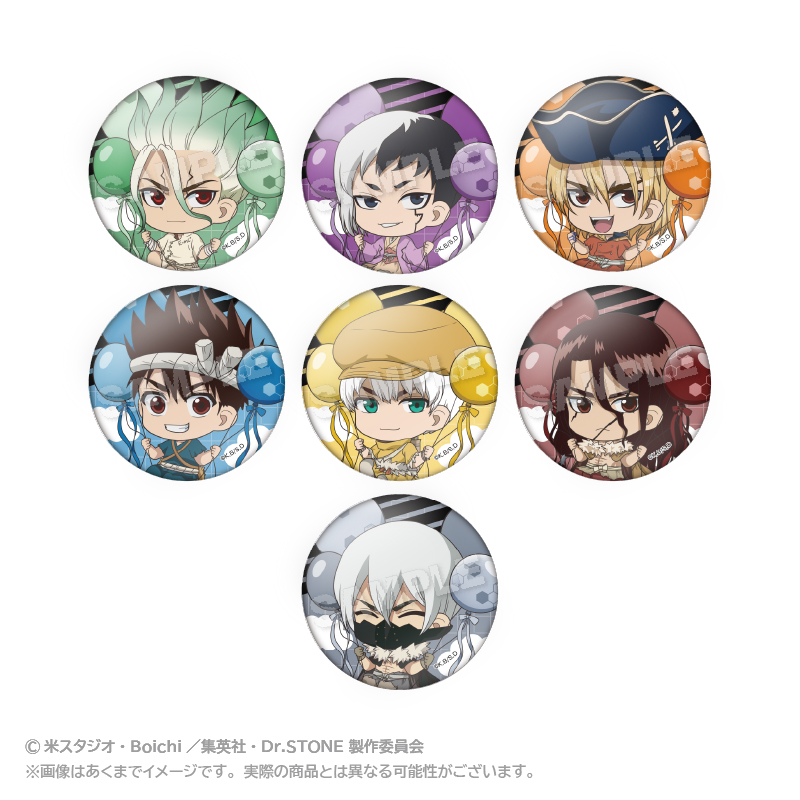 Dr.STONE WALLMA トレーディング 缶バッジ アクキー クロム Dr.STONE