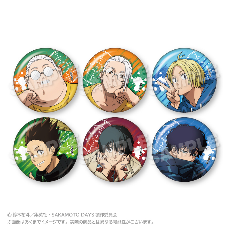 SAKAMOTO DAYS_トレーディング缶バッジ しゃがみこみver. 【BOX／6個