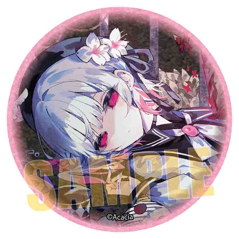 魔法少女ノ魔女裁判_グリッター缶バッジ 桜羽エマA | 公式グッズ・公式