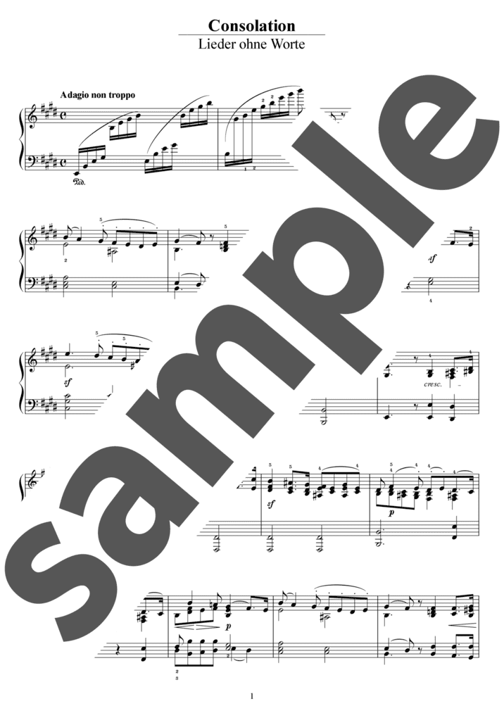 ピアノ楽譜】トロイメライ / R.Schumann（ソロ / 初中級）