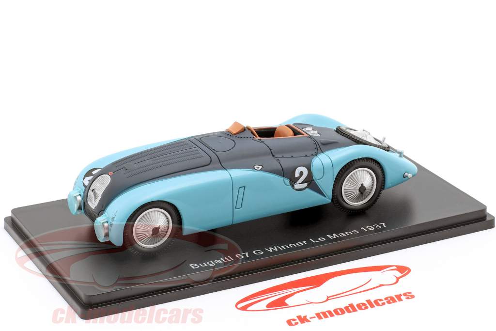 スパーク 1/43 ブガッティ 57G No.1 1937 ル・マン24時間 スパーク 1
