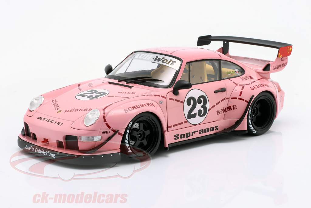 Solido 1:18 Porsche 911 (993) RWB Rauh-Welt Sopranos Pink Pig 2020
