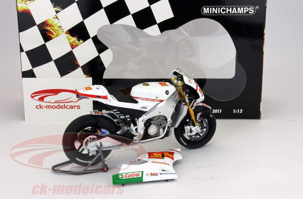 Minichamps 1:12 マルコ·シモンチェリMotoGPのホンダRC 212V 2011