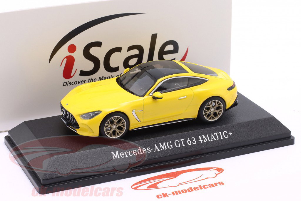iScale 1:43 Mercedes-Benz AMG GT 63 4Matic+ year 2023 yellow