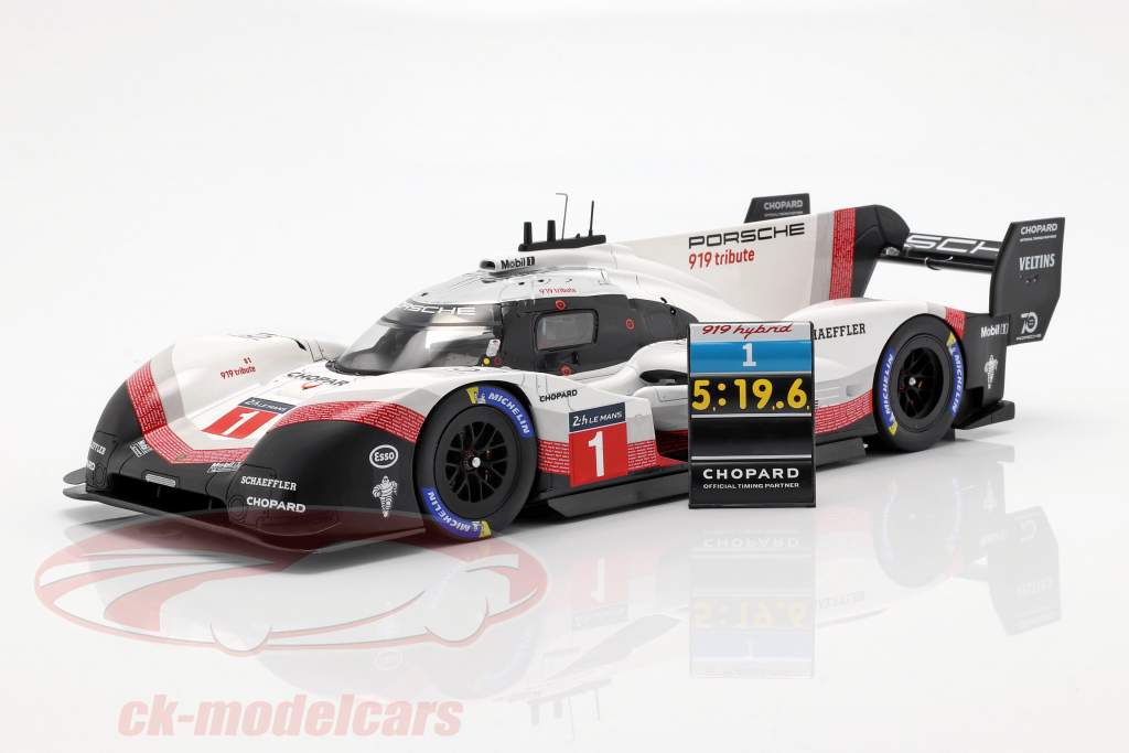 Porsche 919 Tribute from Spark: The record car now in 1:18