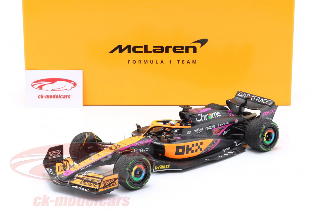 Minichamps 1:18 D. Ricciardo McLaren MCL36 #3 5th Singapore GP