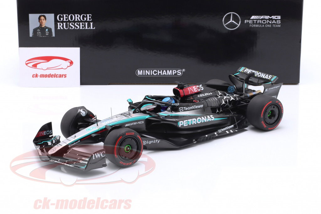 Minichamps 1:18 George Russell Mercedes-AMG F1 W15 #63 British GP