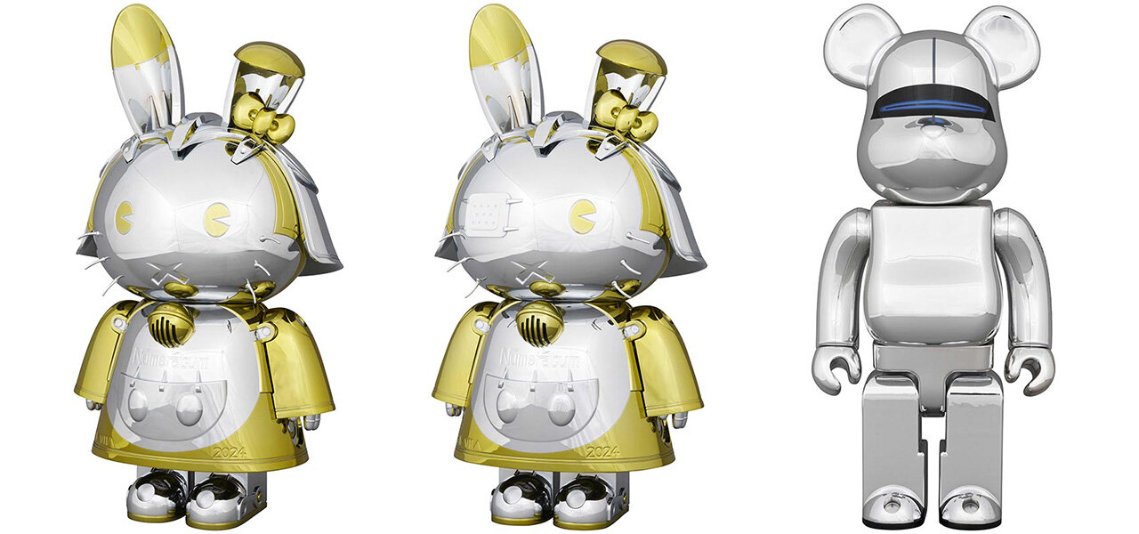 MEDICOM BE@RBRICK SORAYAMA × 2G GOLD Ver. 1000％ TOY Chogokin BE