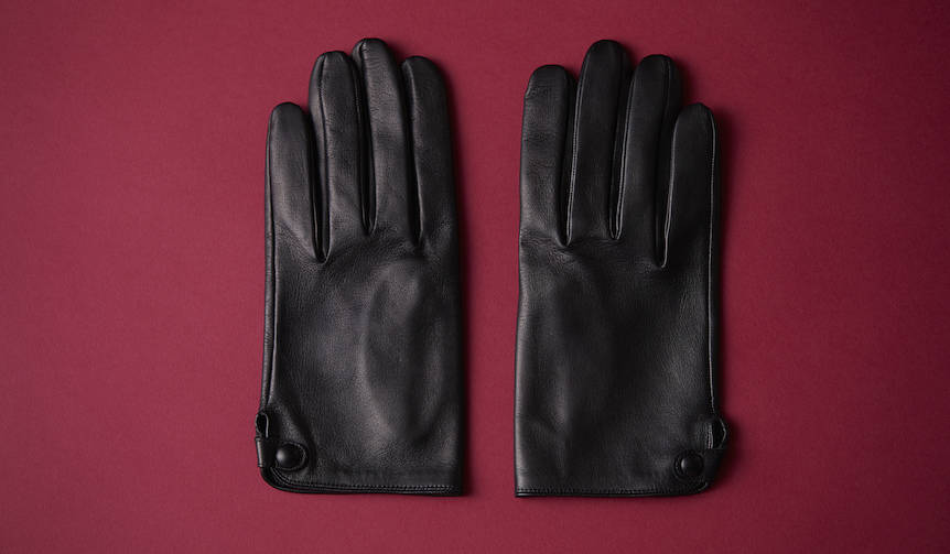 Dior Homme ディオールオム レザーグローブ 手袋 グローヴ 革