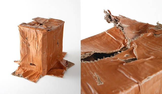 尾形欣一 BEAN STOOL 木製スツール 2脚セット 尾形欣一 BEAN STOOL