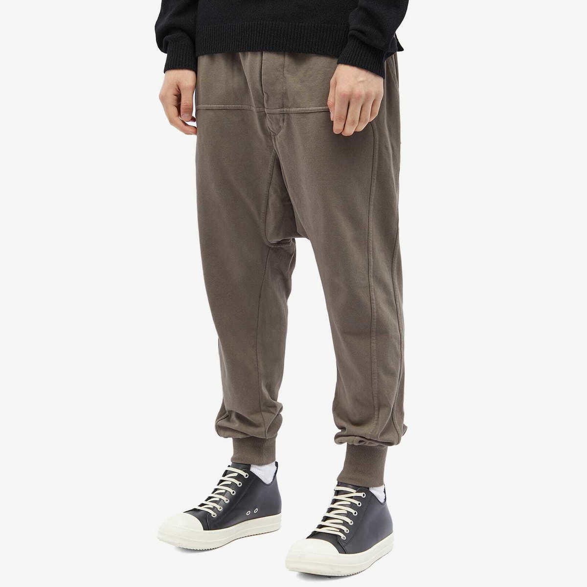 Rick Owens DRKSHDW Men's Prisoner Drawstring Pants in Dust Rick