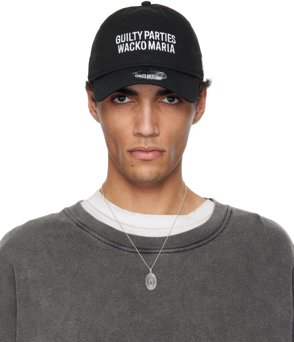 Wacko Maria Men's x New Era 9Forty Cap in Black Wacko Maria