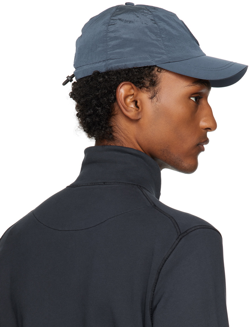 Stone Island Navy Nylon Metal Cap Stone Island