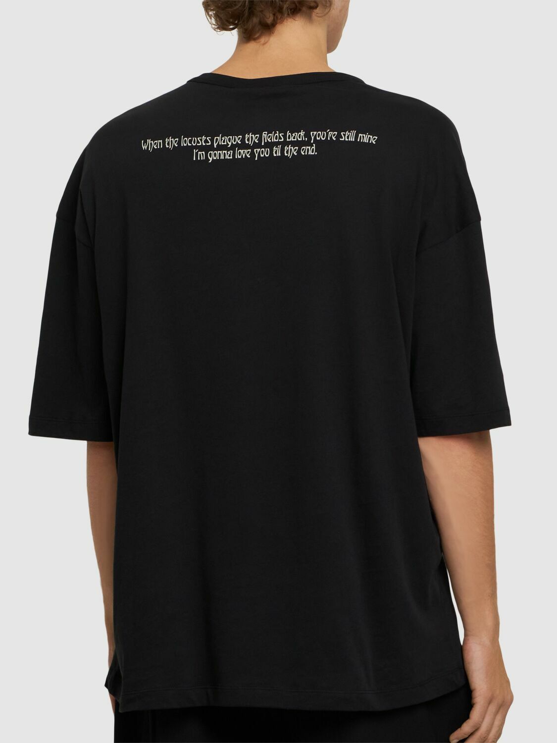 ANN DEMEULEMEESTER Dieter Printed Boxy Fit T-shirt Ann Demeulemeester