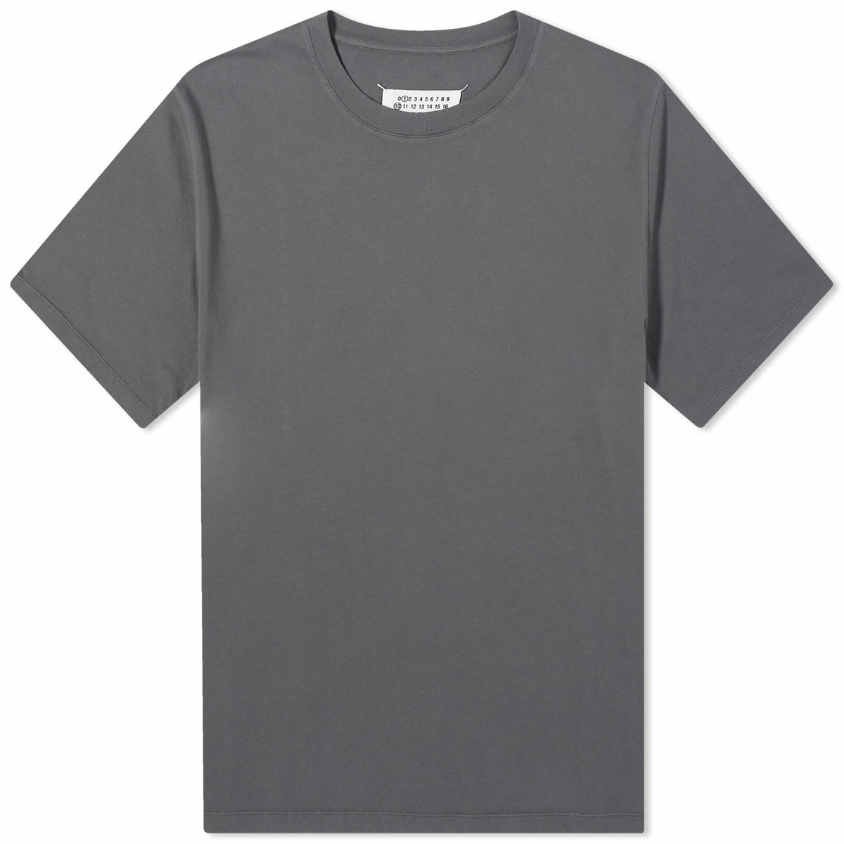 Maison Margiela Men's Classic T-Shirt in Anthracite Maison Margiela